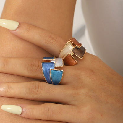 Anel Antigo Pintado à Mão