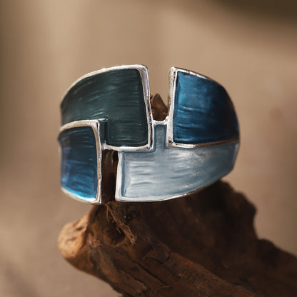 Anel Antigo Pintado à Mão