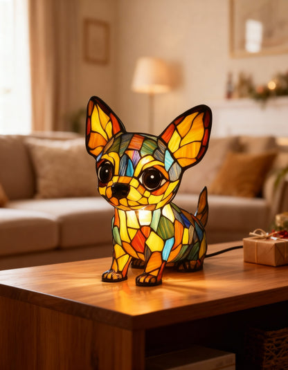 AURANOVA | LUZ DE ACENTO EM VIDRO COLORIDO