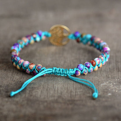 Pulseira de Jaspe Árvore da Vida