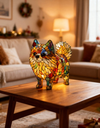 PRISMGLOW | LUZ ELEGANTE DE VIDRO MANCHADO