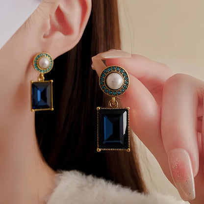 Coleção de Joias Vintage de Safira e Pérola