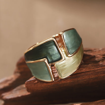 Anel Antigo Pintado à Mão